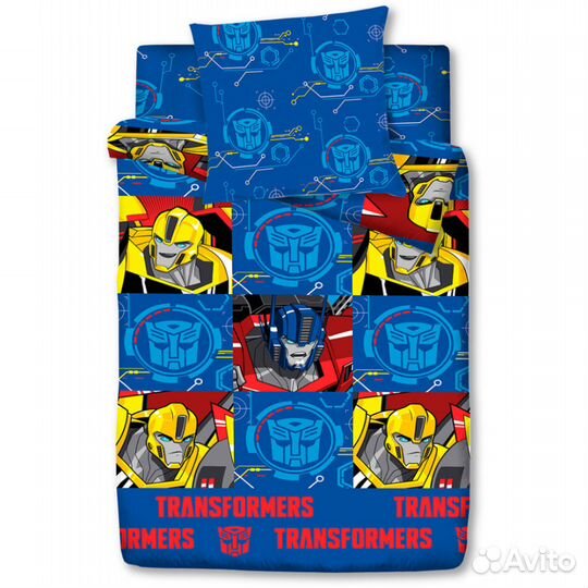 Постельное белье трансформеры 1.5 спальное