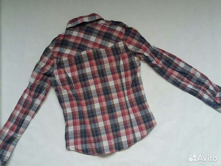 Рубашка в клетку на девочку Gloria jeans