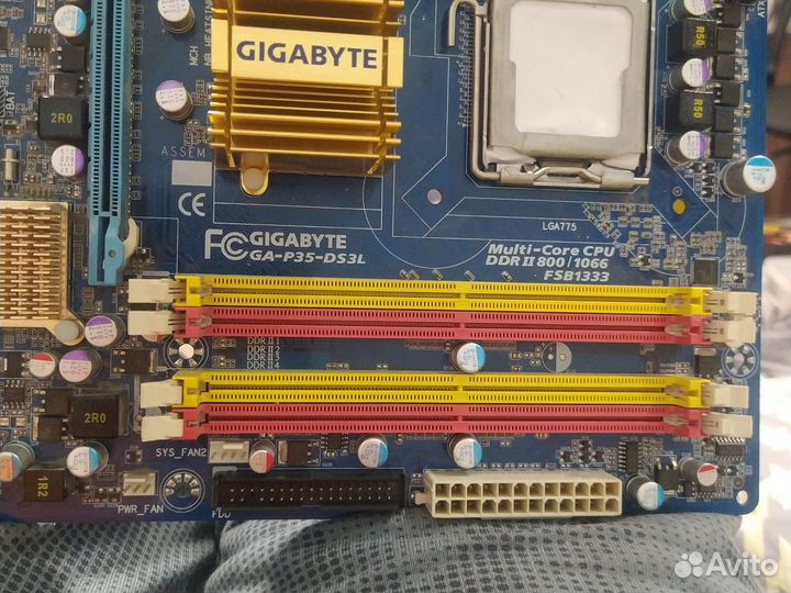Материнская плата gigabyte LGA775