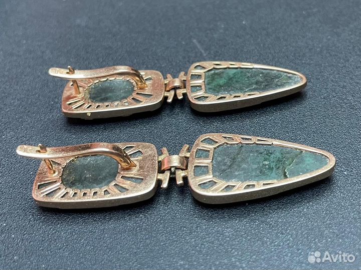 Золотые серьги