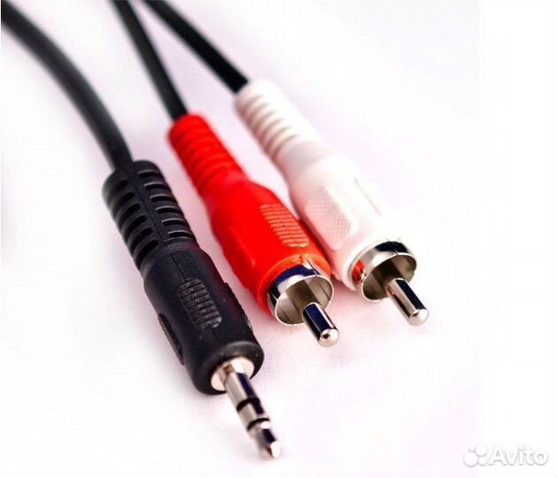 Аудио кабель 3,5 шт.- 2RCA шт. (разная длина)