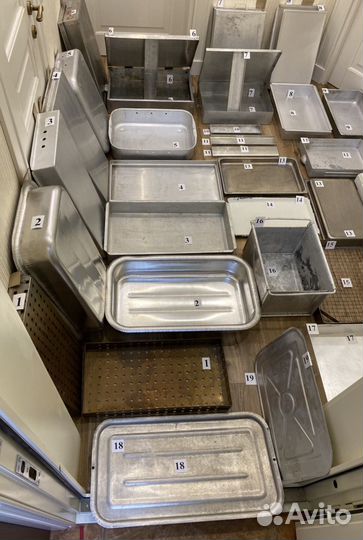 Контейнер (лоток) алюминиевый б/у СССР