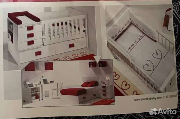 Детская многофункциональная кроватка