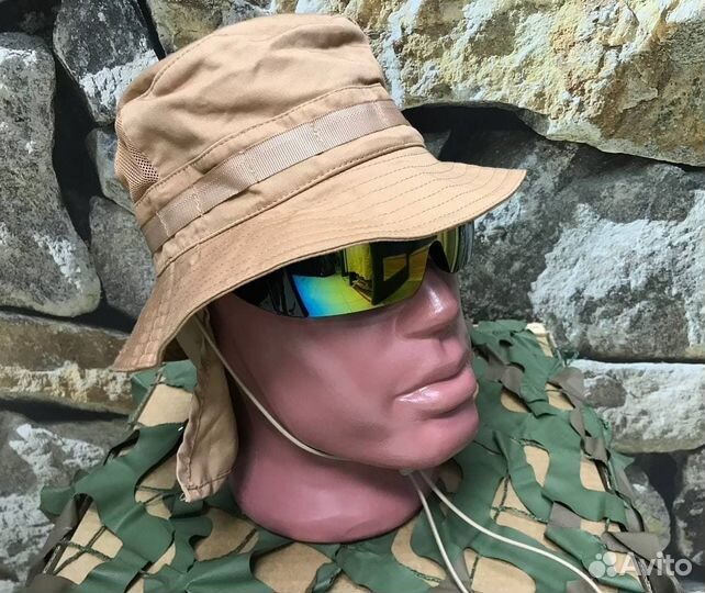 Панама мужская летняя с защитой шеи