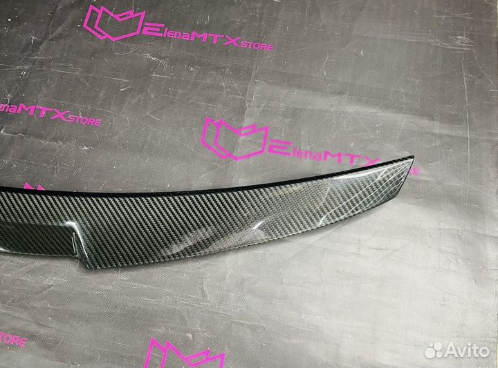 Спойлер Audi A5 B8 седан сухой карбон, M4 стиль