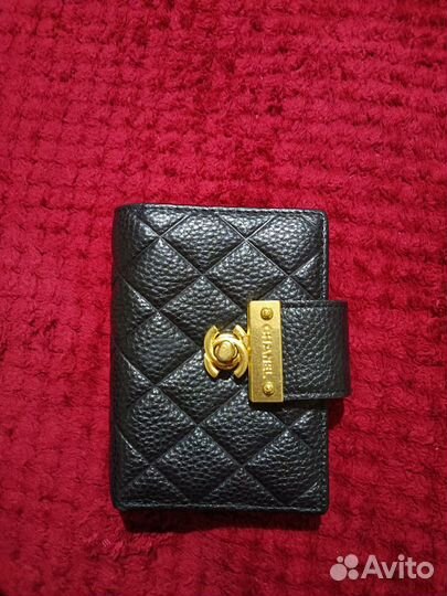 Кошелек женский натуральная кожа черный