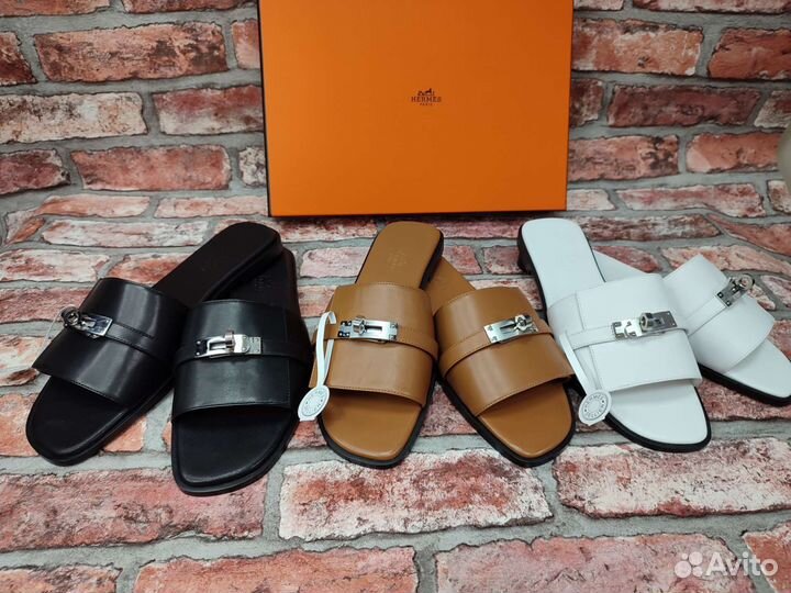 Шлепки hermes