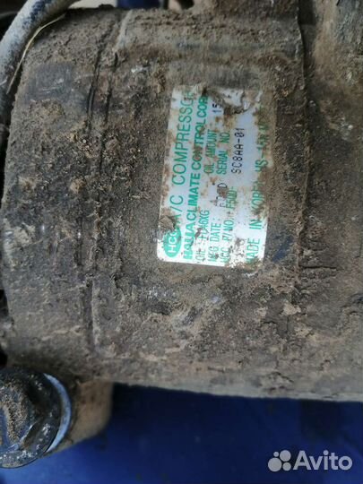 Компрессор кондиционера на priora halla