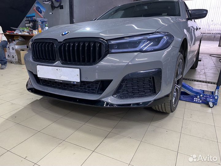 Сплиттер накладка BMW G30 рестайлинг