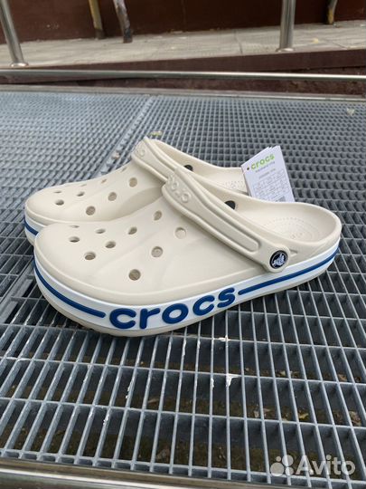 Оригинальные Crocs новые кремовые 41-46