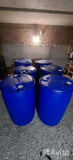 Бочка пластиковая 227 литров промытая