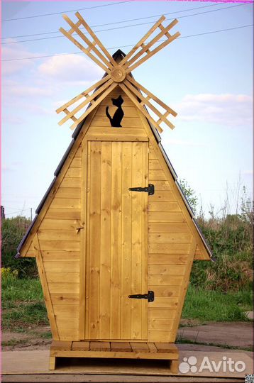 Дачный туалет с установкой