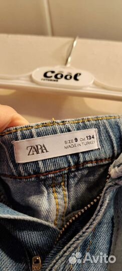 Джинсы zara для девочки 134