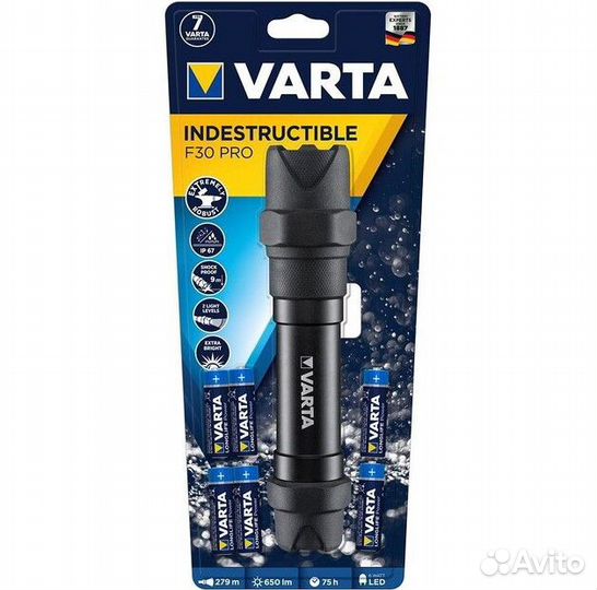 Фонарь varta indestructible F30 PRO