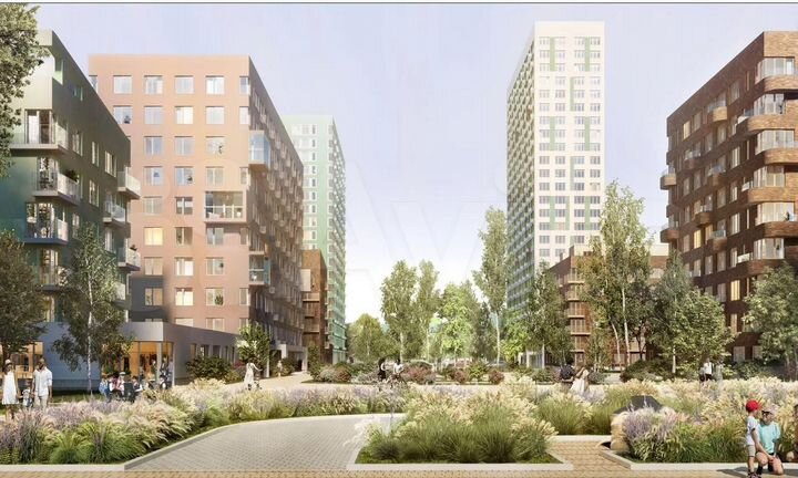 Квартира-студия, 43,3 м², 1/10 эт.