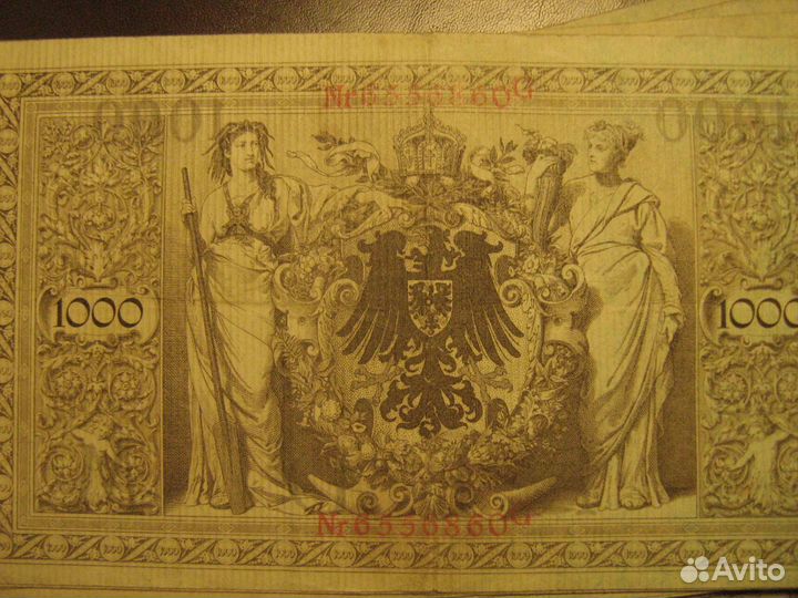 1000марок 1910г
