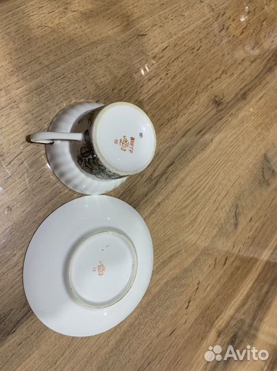 Чайная(кофейная) пара «Русское кружево»