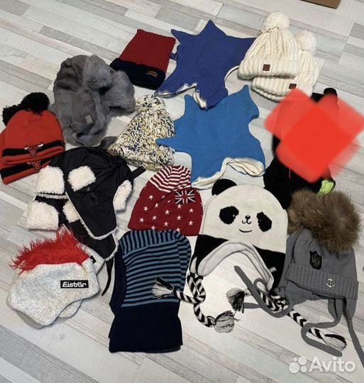 Шапка, шлем, варежки, кепка, панама (осень, зима)