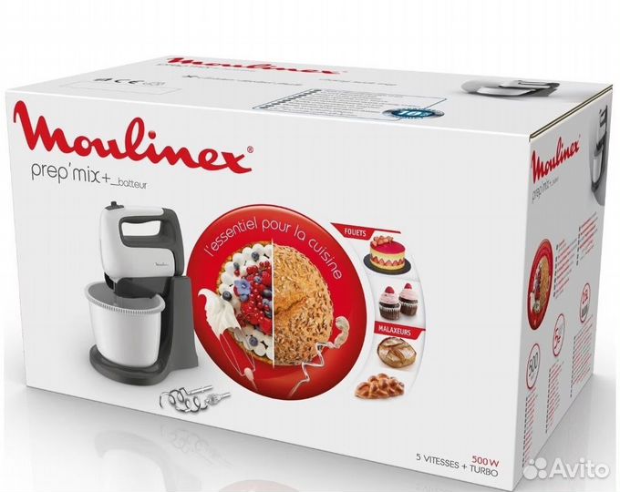 Новый Миксер планетарный Moulinex HM 464110