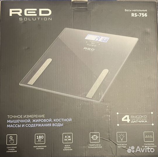 Напольные весы red solution rs 756