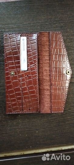 Кошелек женский кожаный ручной работы