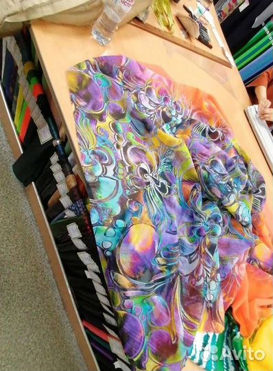 Отрезы тканей. Хлопок+шелк, лен и хб стрейч