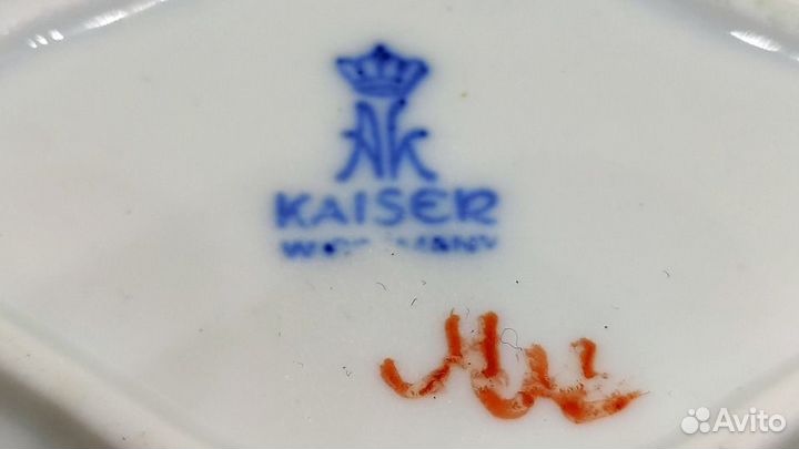 Розетка блюдце Kaiser, Германия, винтаж ручная рос