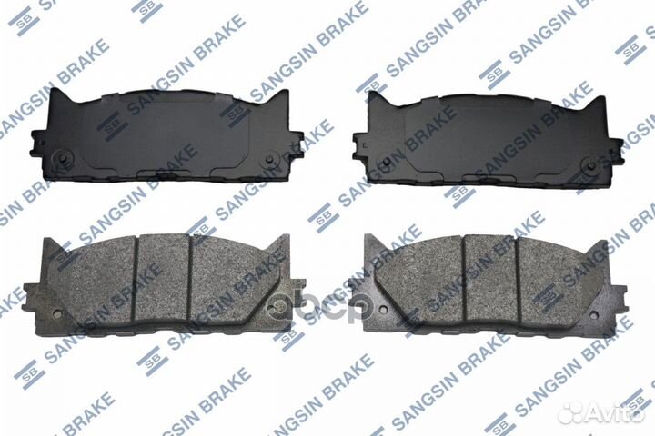 SP2080SNS 0446506070 колодки дисковые п Toyo