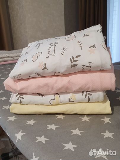 Бронь Набор простыней в детскую кроватку 60 120