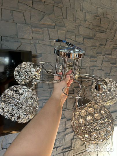 Люстра потолочная бу