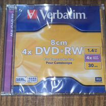 Диски Verbatim mini dvd+rw 30 min/ 1,4 Gb/ 4х