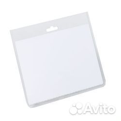 Бейдж горизонтальный, 60х90 мм durable 1шт