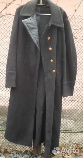 Шинель флотская. Черная