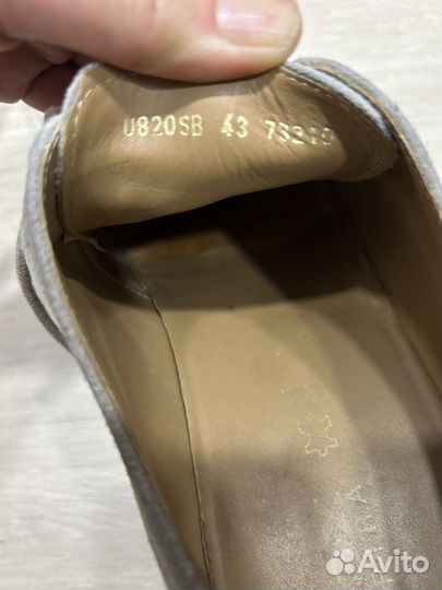 Полуботинки мужские geox 43