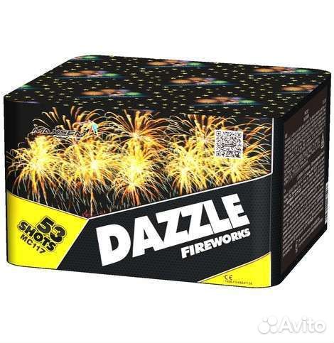 Салют Фейрверк dazzle 53 залпов, калибр 1 (Батарея