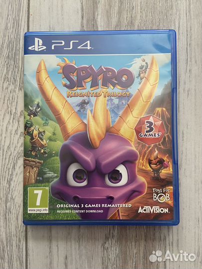 Диск Spyro: Reignited Trilogy (PS4)