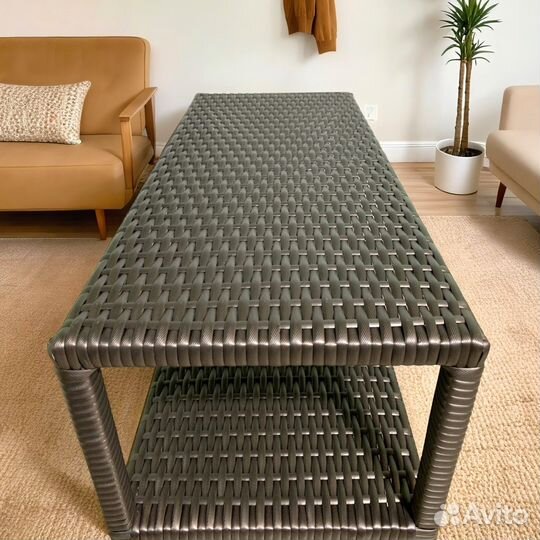 Обувница из ротанга