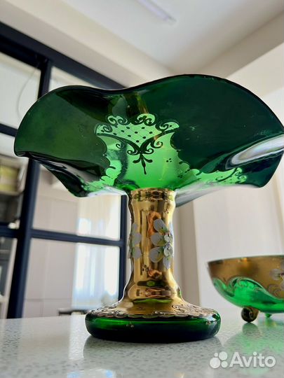 Ваза для фруктов Богемия