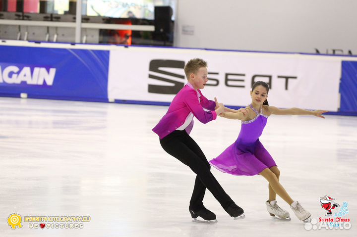 Платье для выступлений фигурное катание р-р 146