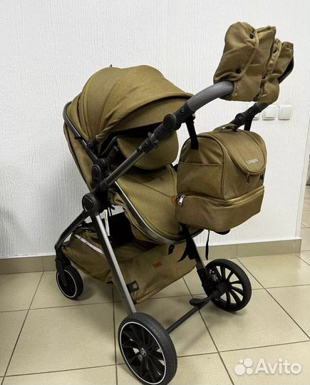 Коляска 2/1 luxmom V8/ последняя