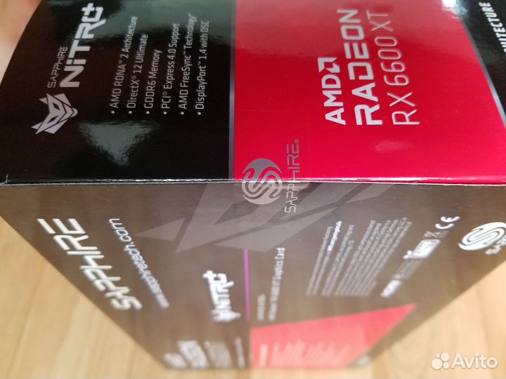 Видеокарта Sapphire AMD Radeon RX 6600 XT nitro+