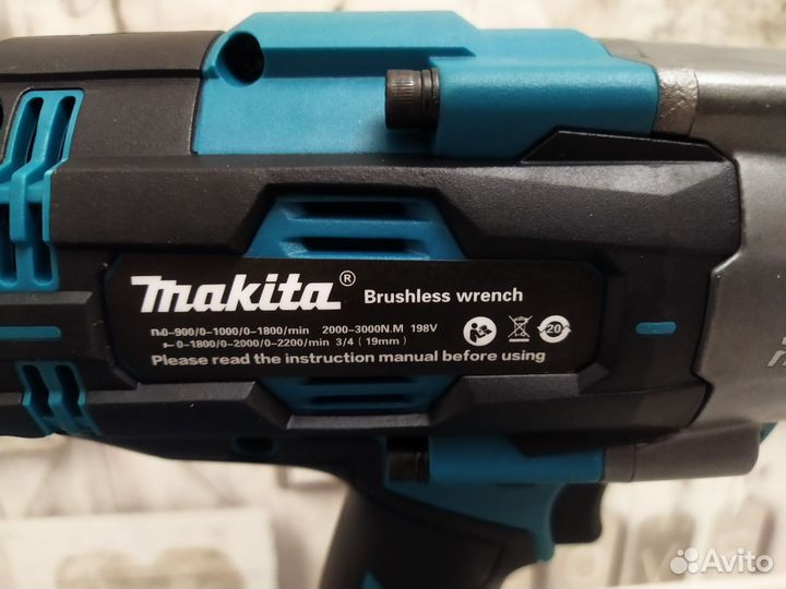 Мощный грузовой гайковерт makita 2100N.m АКБ