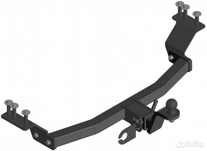 Фаркоп Toyota Caldina II поколения под квадрат