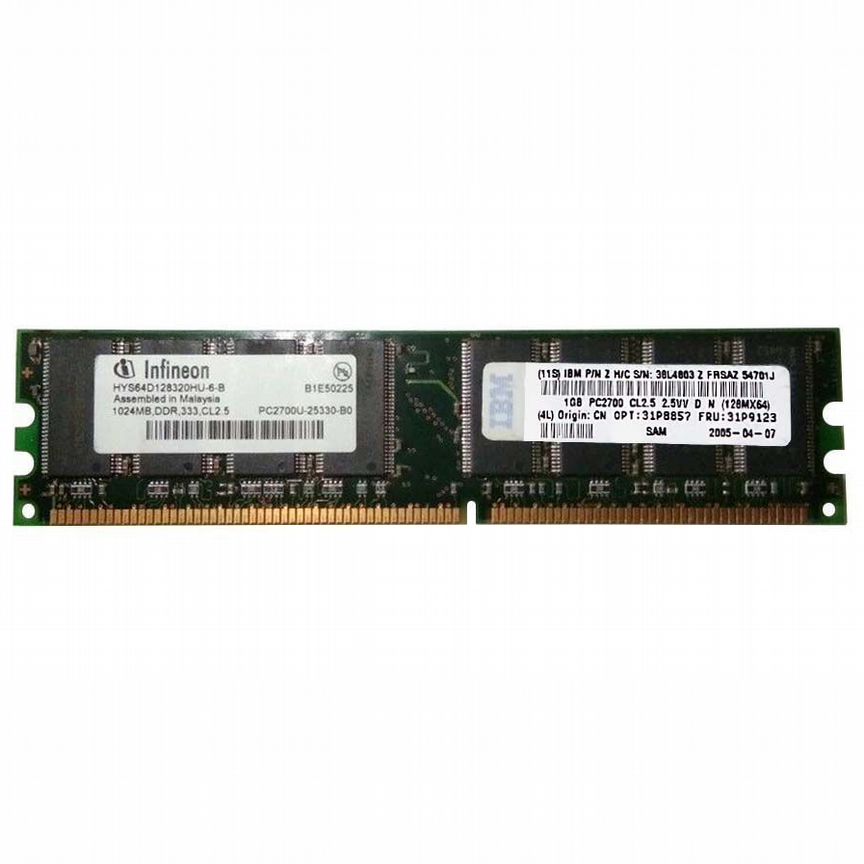 [38L4803] Оперативная Память Ibm 31p9123 Ddr 1gb 38l4803