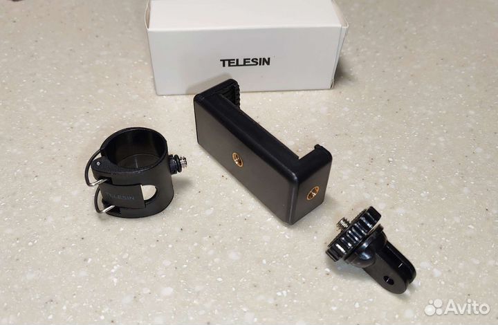 Зажим раздвижной для смартфонов Telesin, новый