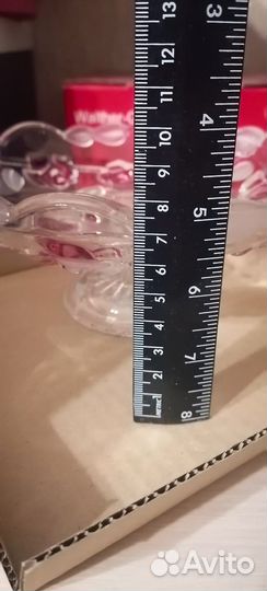 Ваза для фруктов для конфет на ножке