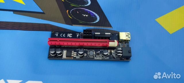 Райзер 009s 6pin+molex новые в наличии много