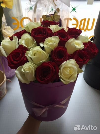 21 роза микс с доставкой
