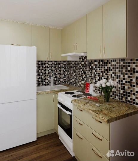 Кухонный гарнитур с островом артикул 47475