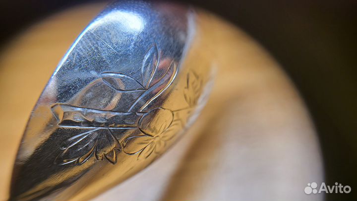 Серебряная ложка 84 проба царская